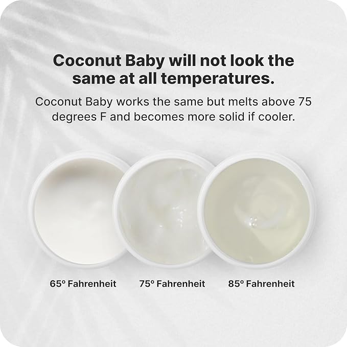 Coconut Essentials Coconut Baby Oil - Natural & Organic Moisturizer, Hair Oil for Cradle Cap Treatment, Newborn Sensitive Skin, Eczema & Psoriasis Relief, Unscented, Sunflower & GrapeSeed 4 floz - Bloomnest