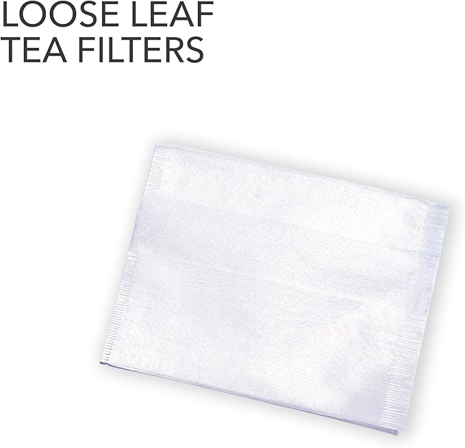 Japanese Green Tea Co. 144 Pcs Disposable Tea Bags for Loose Leaf Tea – Oversized Empty Sachets with Tight Seal (3.5" x 2.8") – Convenient Tea Infuser for Loose Tea Leaves - Bloomnest