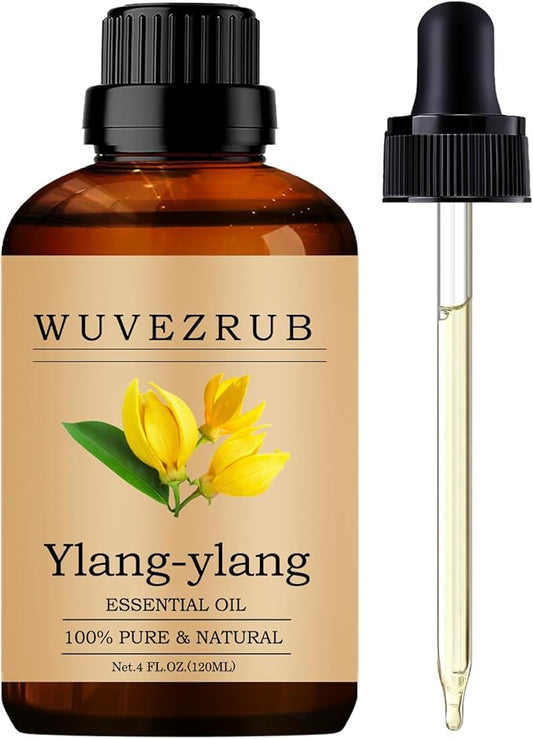 Ylang-Ylang Essential Oil, 120ML Pure and Natural for Aromatherapy Diffuser - 4 Fl Oz - Bloomnest