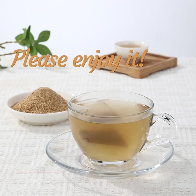 Premium 60 Ginseng Tea Bags, Made with Pure 100% Natural Wild Ginseng Root, Energizing & Immune Support, No Artificial Flavors & Caffeine Free. - Bloomnest