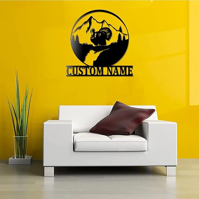 Lovely POD Personalized Hunting Metal sign, Hunting Art, Custom Turkey Hunting V1 Metal Wall Art Led Light, Personalized Hunter Name Sign Decoration For Home, Turkey Hunting Home Decor Housewarming - Bloomnest