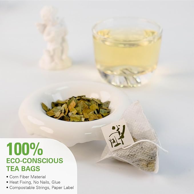 WT WEETEE Soursop Leaves Tea Bags 50 Count, Made with 100% Pure Soursop Graviola/Guanabana Leaves, Natural Caffeine-free Herbal Tea, Corn Fiber Tea Bags - Bloomnest
