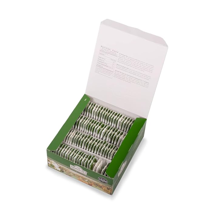 Ahmad Tea Jasmine Green Tea, Tagged Teabags without envelopes, 100 Count - Bloomnest