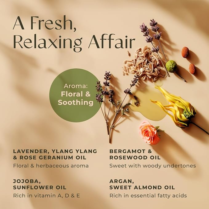 Gya Labs Relaxing Massage Oil - 6.76 Fl Oz - Non-Greasy Formula for Sore Muscles, Deep Relaxation & All Skin Types - Suitable for Men & Women - Bloomnest