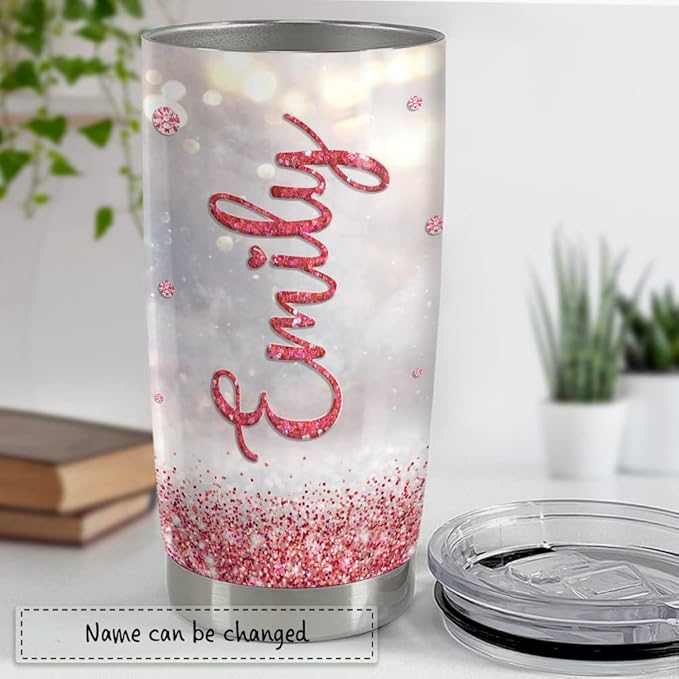 SANDJEST Personalized Cow Tumbler Not Today Heifer 20oz 30oz Tumblers with Lid Gift for Women Girl Daughter Sister Animal Lovers Christmas Birthday - Bloomnest