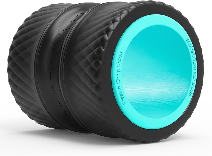 FitBeast Back Roller - Deep Tissue Massage Wheel, Yoga Wheel & Back Stretcher for Pain Relief (6'') - Bloomnest
