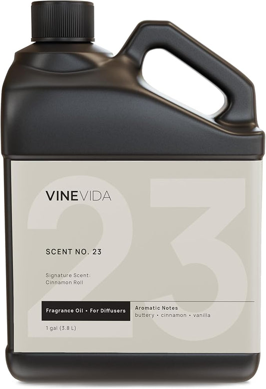VINEVIDA [128 Fl Oz] Cinnamon Roll Fragrance Oil for Cold Air Diffusers, Essential Oils for Diffuser Oil Refill & Air Freshener Room Spray - Bloomnest