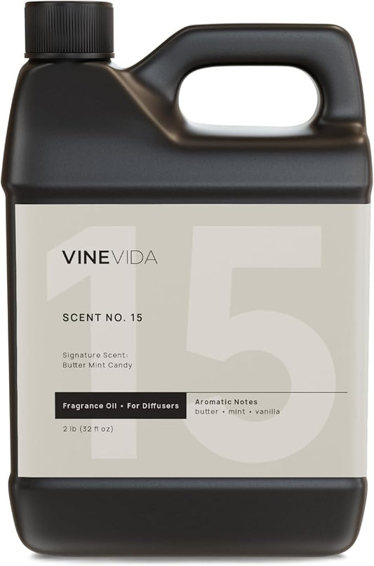 VINEVIDA [32 Fl Oz] Butter Mint Candy Fragrance Oil for Cold Air Diffusers, Essential Oils for Diffuser Oil Refill & Air Freshener Room Spray - Bloomnest