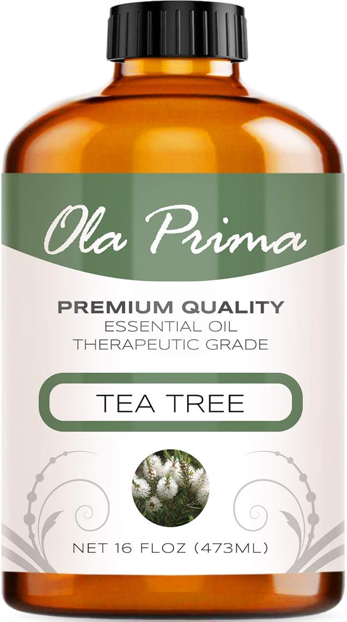 Ola Prima 16oz Tea Tree Essential Oil – Therapeutic Grade Bulk for Soap and Candle Making - Tea Tree Oil - Bloomnest