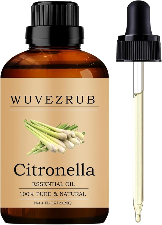 Citronella Essential Oils, 120ML Pure and Natural Essential Oil for Aromatherapy Diffuser - 4 Fl Oz - Bloomnest