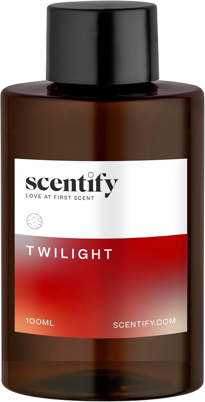 Scentify Holiday Twilight Aroma Oil Christmas Refill Scent for Oil Diffusers - Apple, Spice, Clove, Citrus - Luxurious Relaxing Aromatherapy Fragrance 100ml, 3.38oz - Bloomnest