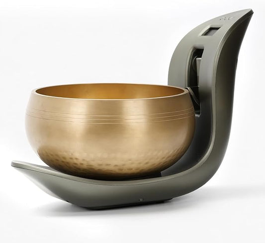 Automatic Singing Bowl – Hands-Free Sound Healing Bowl for Meditation, Yoga, Mindfulness, Energy Healing, Deep Relaxation & Sleep,Auto-Striking Himalayan Singing Bowl with Resonant Tone - Bloomnest