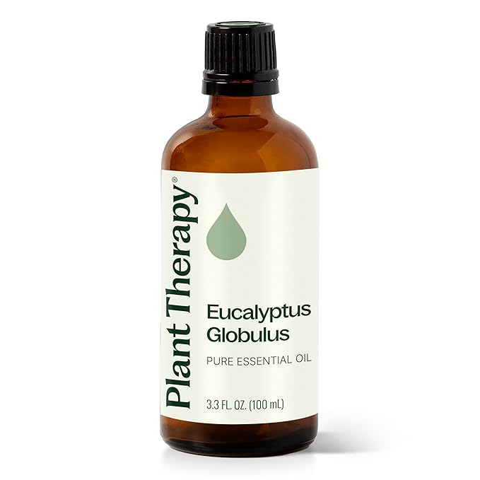 Plant Therapy Eucalyptus Globulus Essential Oil 100 mL (3.3 oz) for Diffuser, Skin, Hair, Aromatherapy DIYs, and Clear Breathing, 100% Pure, Undiluted, Therapeutic Grade - Bloomnest