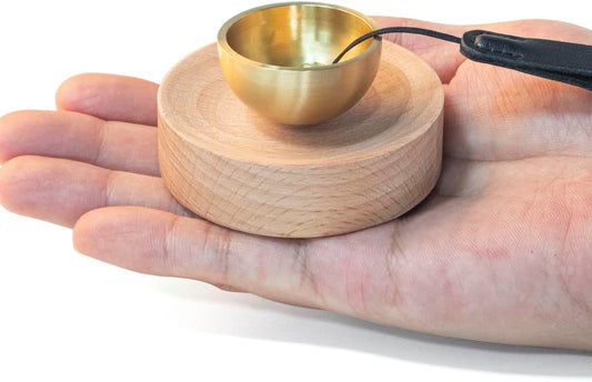 Portable Mini Singing Bowl Set Beautiful sound and look Little Tibetan Singing Bowl Set | Easy To Play | Chakra therapy, hand beaten | Creates Beautiful Sound for Healing, Meditation & Relaxation - Bloomnest