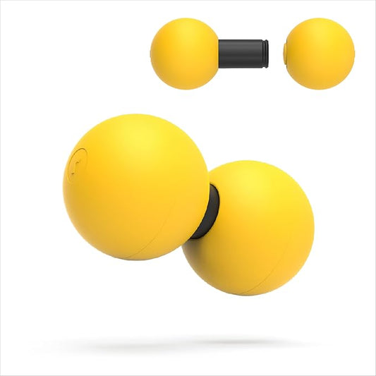 Rodo 2-in-1 Soft Peanut & Lacrosse Ball Roller | Deep Tissue Massage Tool for Fascia, Plantar Fasciitis, HIPS & Back | Mobility & Recovery Roller | Compact, Travel-Friendly, Pilates, Therapy Ready - Bloomnest