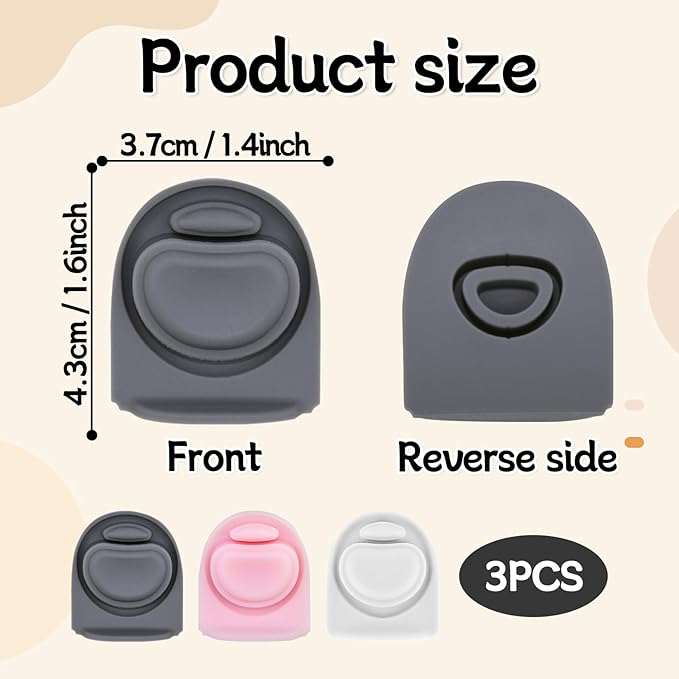 3pcs Replacement Rubber Stopper Seal Compatible with Owala FreeSip 24oz 32oz,Water Bottle Lid Cap Silicone Seal Parts for Owala 16/19/24/32/40oz Spout Gasket Mouthpiece Piece Accessories F8 Frokolla