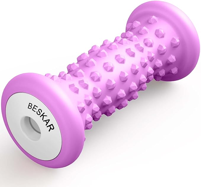 BESKAR Foot Massager Roller for Plantar Fasciitis Relief, Portable Feet Roller to Deep Tissue Muscle Massage, Foot Arch and Heel Pain, Reflexology Tool - Bloomnest