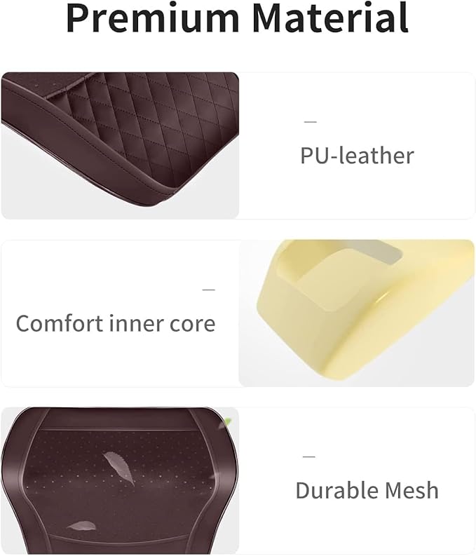 Boriwat Back Massager with Heat, Massagers for Neck and Back, 3D Kneading Massage Pillow for Back, Neck, Shoulder, Leg Pain Relief, Gifts for Men Women Mom Dad, Stress Relax at Home Office and Car Boriwat