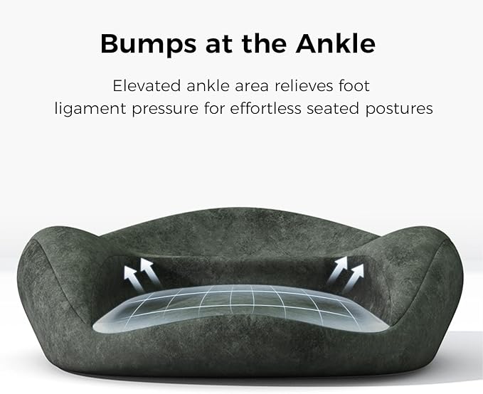 Meditation Cushion & Floor Pillow Seat - No More Numb Legs Comfortable Memory Foam Sitting for Adult, idea for Reading, Yoga. - Bloomnest