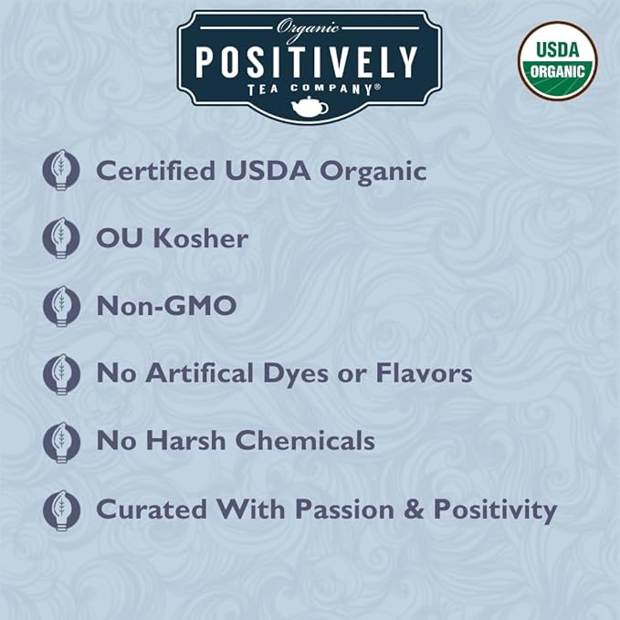 Organic Positively Tea Company, Açaí White Tea, Loose Leaf, 4 Ounce - Bloomnest
