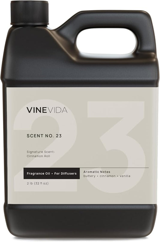 VINEVIDA [32 Fl Oz] Cinnamon Roll Fragrance Oil for Cold Air Diffusers, Essential Oils for Diffuser Oil Refill & Air Freshener Room Spray - Bloomnest