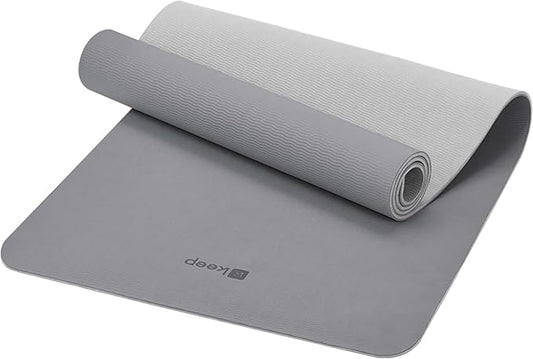 KEEP Yoga Mat Non Slip, Hot Yoga Mat for Women, 72"x24" Double-Color Exercise mat for Home Workout, Premium TPE 7mm Thickened Lightweight Workout Mat for Pilates and Fitness - Bloomnest