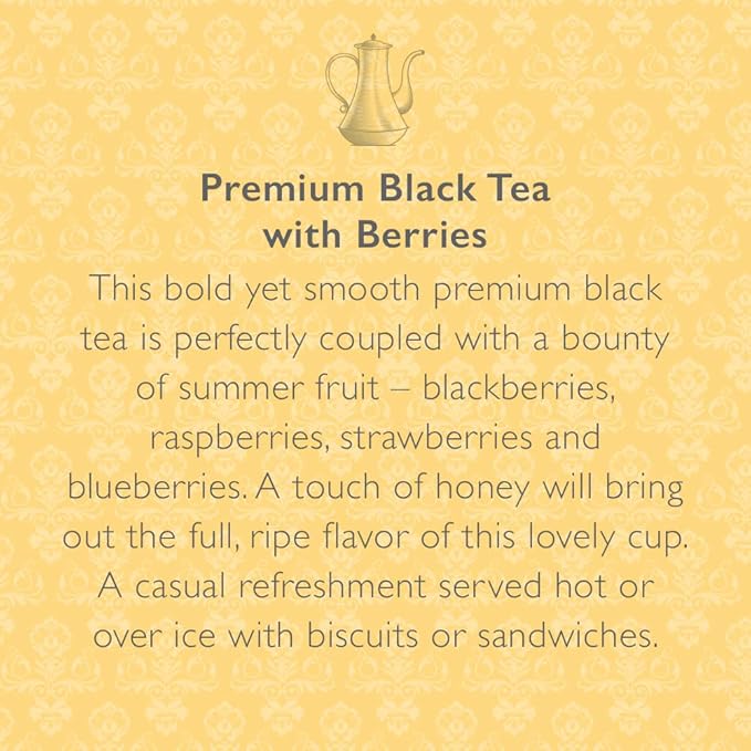 The Republic of Tea Downton Abbey® Bates' Brambleberry Tea, 36 Tea Bags - Bloomnest