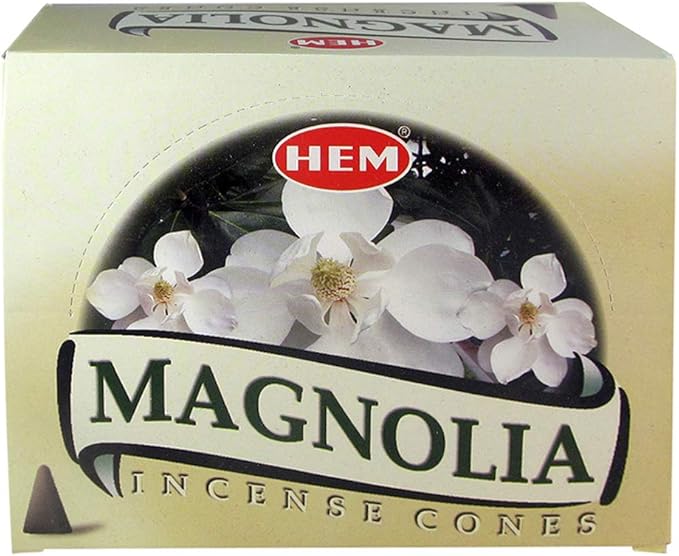 TRUMIRI Magnolia Incense Cones & Cone Incense Burner Bundle TRUMIRI