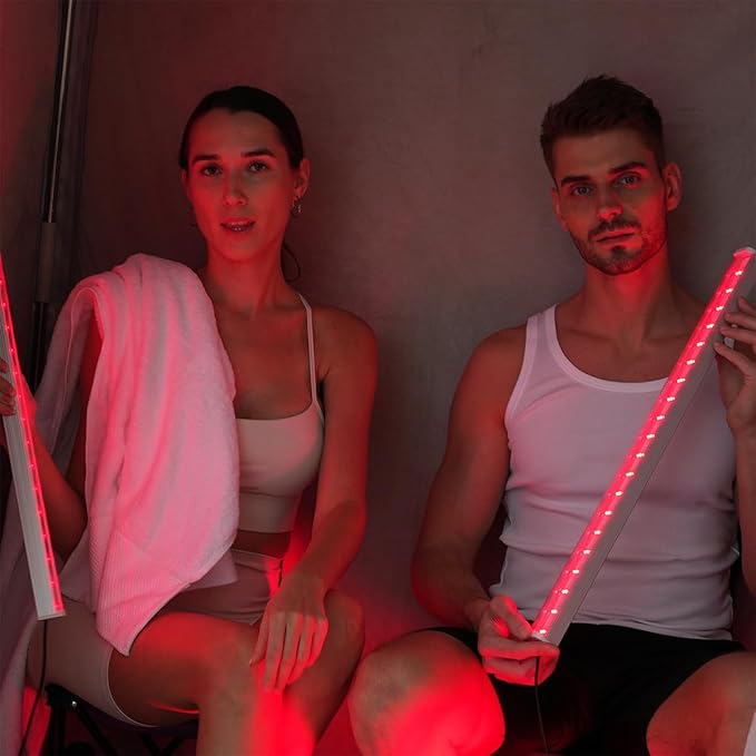 Red Light for Sauna 660nm and 850nm Infrared Therapy Panel for Portable Sauna Accessories Lucear