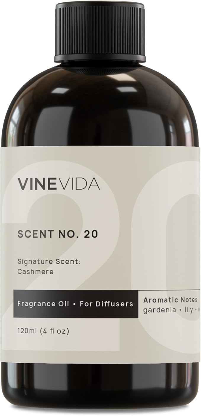 VINEVIDA [4 oz] Cashmere Hotel Fragrance Diffuser Oil - Cold Air Diffuser Refill for Home Scent Collection - Bloomnest