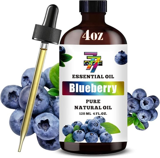 Blueberry Essential Oil (4 oz/120 ml) — Blueberry Oils for Aromatherapy, diffusers, humidifiers, Home fragrances, DIY Skincare, soap Making, DIY Candle Making, Relaxation, Yoga, and Meditation - Bloomnest