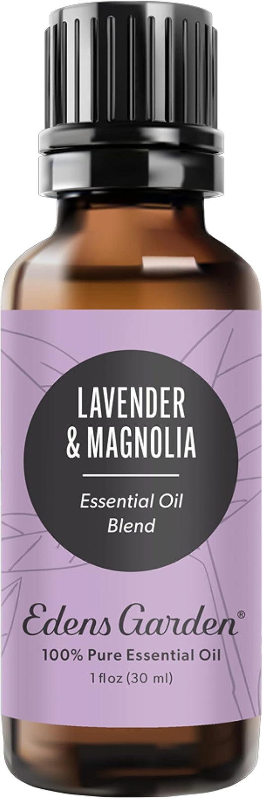 Edens Garden Lavender Magnolia Essential Oil Blend- 100% Pure Premium Grade, Undiluted, Natural, Therapeutic, Aromatherapy, The Best for Skin, Candle, Laundry 30 ml (1 fl oz) EdensGarden