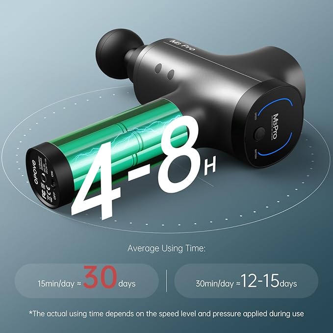 opove M3 Pro 2 Massage Gun Deep Tissue Percussion Muscle Massager for Workout, Percussive Therapy Fascia Gun for Athletes Fast Recovery, 30 Days Long Battery Life, 70lbs Stall Force - Bloomnest