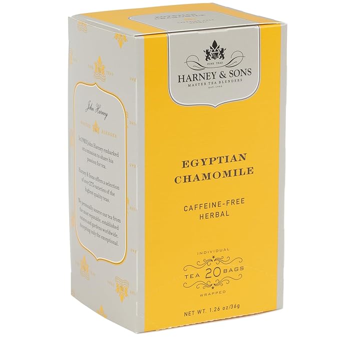 Harney & Sons Fine Teas Egyptian Chamomile - 20 Tea bags, 20 Count (Pack of 1) - Bloomnest