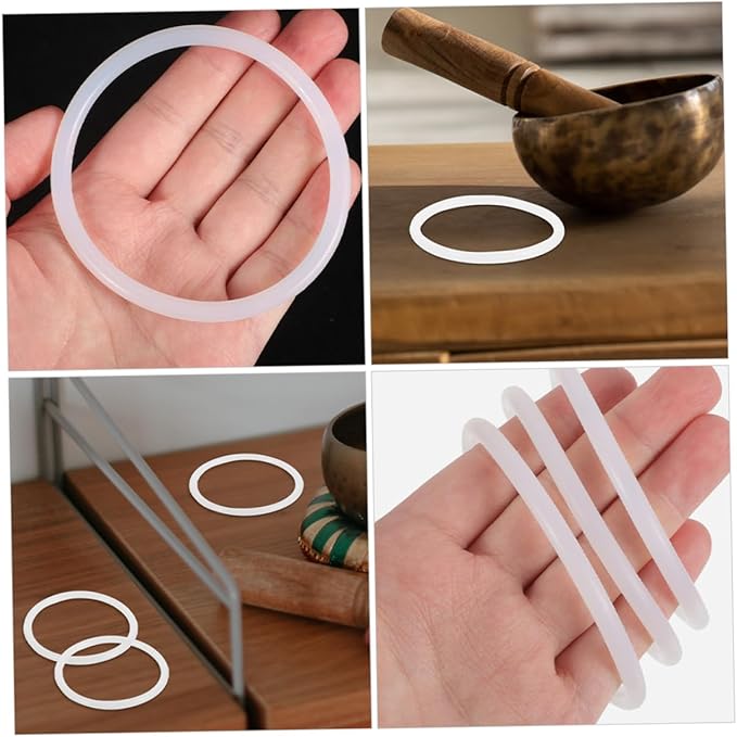 Beaupretty 3Pcs Rubber for Singing Bowls Durable Music Bowl Rings Elegant Cushioning for Singing Bowls Sound Bowl Accessories Home Studio Decoration - Bloomnest