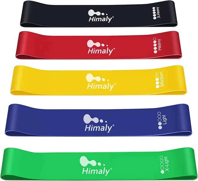Resistance Bands Set, Himaly Exercise Bands Strength Training Fitness Bands Workout Elastic Bands with Legs Ankle Straps, Door Anchor, Handles & Carry Bag for Home Outdoor Workouts - Bloomnest