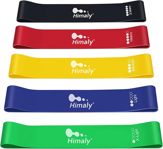 Resistance Bands Set, Himaly Exercise Bands Strength Training Fitness Bands Workout Elastic Bands with Legs Ankle Straps, Door Anchor, Handles & Carry Bag for Home Outdoor Workouts - Bloomnest