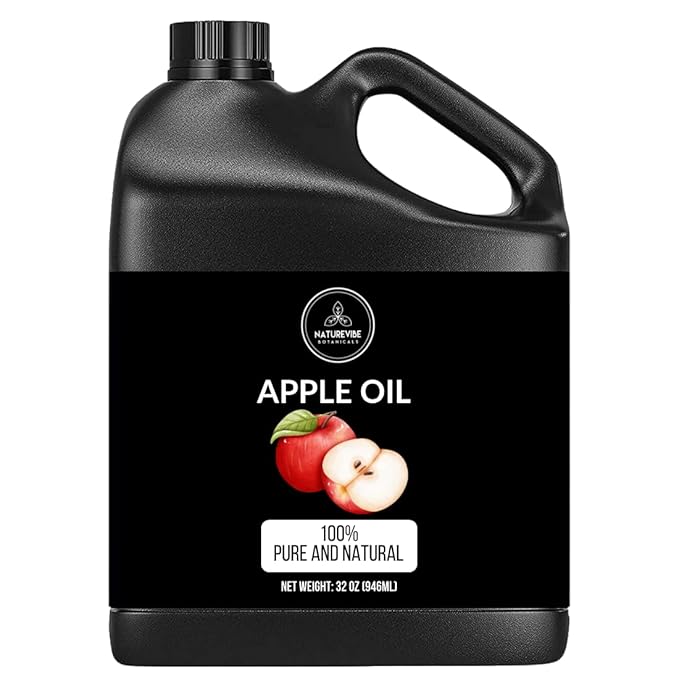 Naturevibe Botanicals Apple Oil 32 Ounces | 100% Pure and Natural | Great for Skin Care and Hair Care - Bloomnest