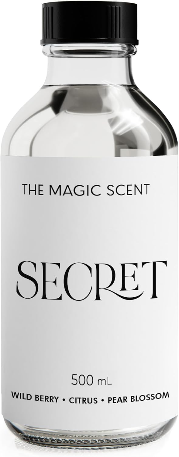 The Magic Scent Secret Diffuser Oil - Hotel & Home Luxury Scents - Diffuser Oil Scents for Home Designed for Use in All Diffusers - 16.5 fl oz, 500 mL