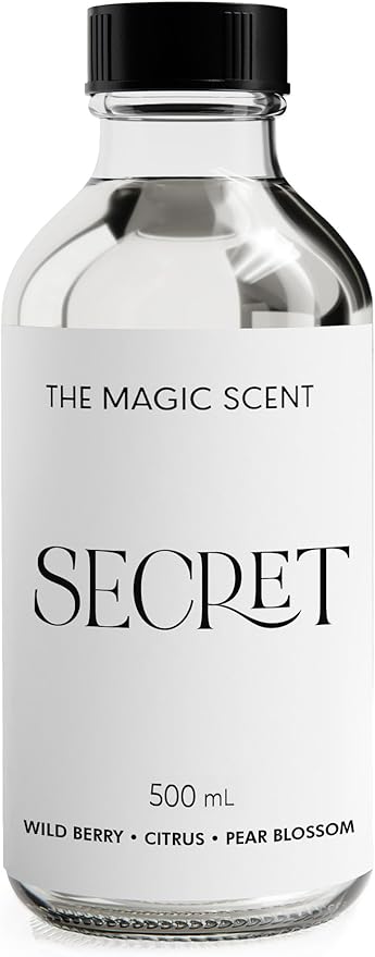 The Magic Scent Secret Diffuser Oil - Hotel & Home Luxury Scents - Diffuser Oil Scents for Home Designed for Use in All Diffusers - 16.5 fl oz, 500 mL - Bloomnest