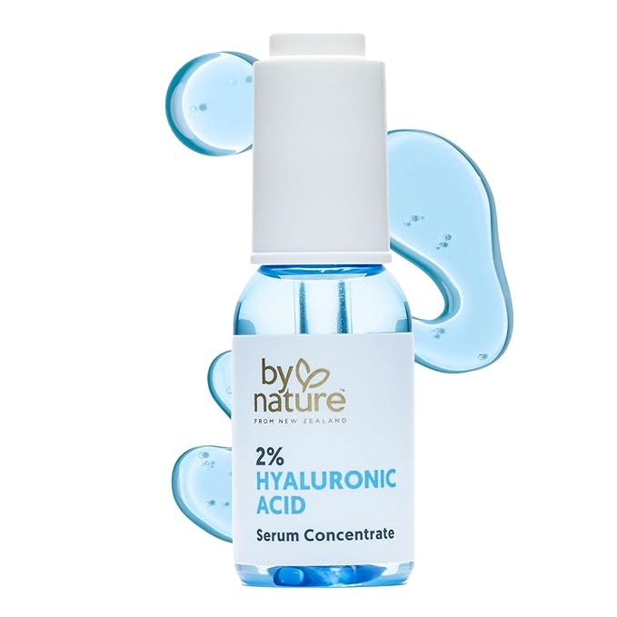 By Nature 2% Hyaluronic Acid Serum for Face & Neck – Deep Hydration Serum for Dry, Oily & Sensitive Skin – Lightweight Facial Serum, 1 fl oz - Bloomnest