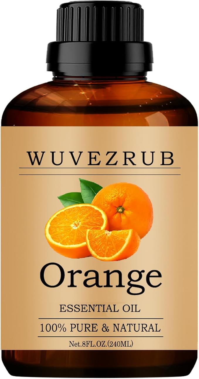 Orange Essential Oils, 240ML Pure and Natural Essential Oil for Aromatherapy Diffuser - Orange /8 Fl Oz - Bloomnest