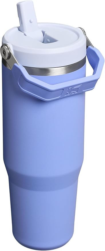 STANLEY IceFlow 2.0 Flip Straw Tumbler with Handle 30 oz | Twist On Lid and Flip Up Straw | Leak Resistant Water Bottle | Insulated Stainless Steel | BPA-Free | Hydrangea - Bloomnest