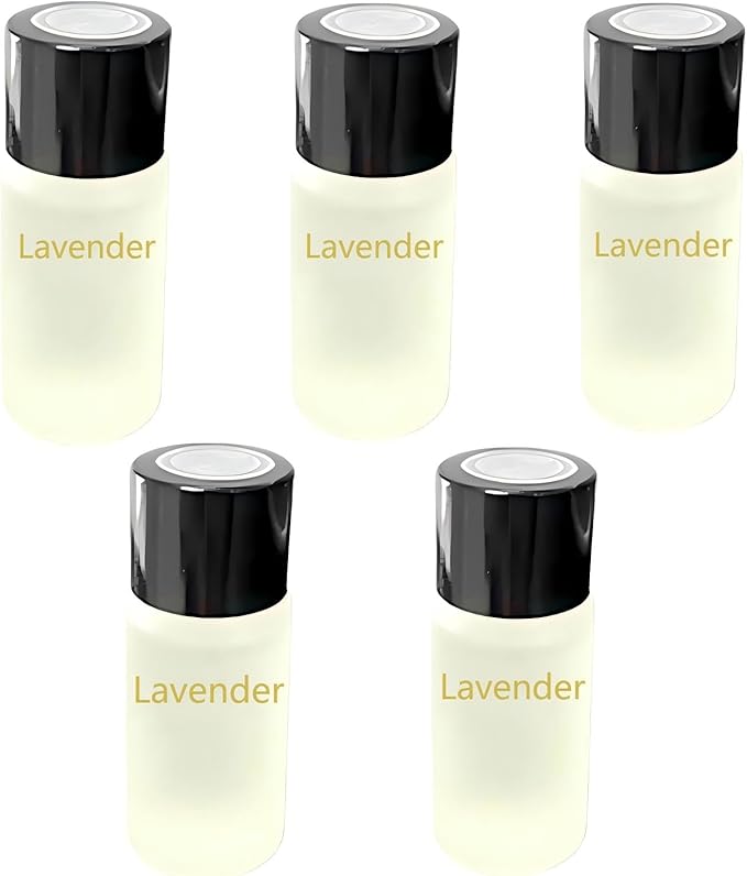 Car Air Freshener Refills – Set of 5 (10 ml each), Universal Fit for Air Vent Smart Car Fresheners, Refreshing and Pleasant Scent (Lavender) - Bloomnest