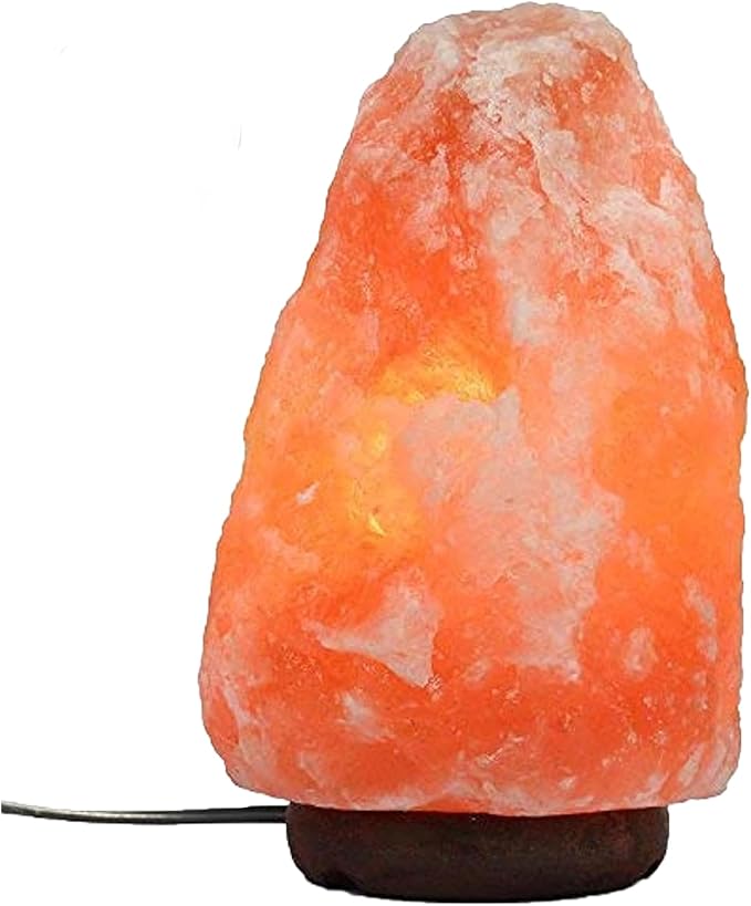 7-Color Himalayan Salt lamp，Wooden Base，Room Decor, Home Decor, Relaxation, Ambiance,Christmas、Birthday Gift for Kids - Bloomnest