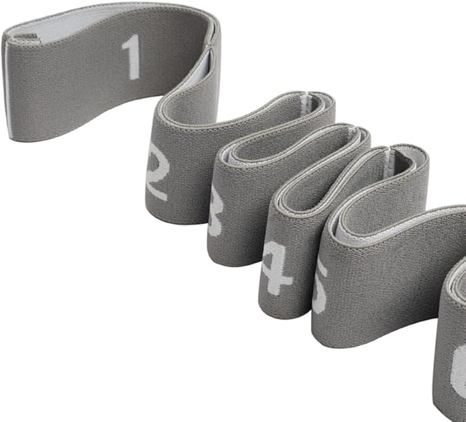 11 Loops Stretch band - Yoga, Pilates, Ballet, and Physical Therapy Stretching strap for Flexibility, Leg Stretching, and Exercise - Durable Stretching equipment for Dance and Fitness - Bloomnest