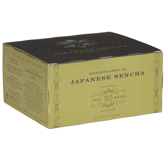 Harney & Sons Japanese Sencha Green Tea, 50 Tea Bags - Bloomnest