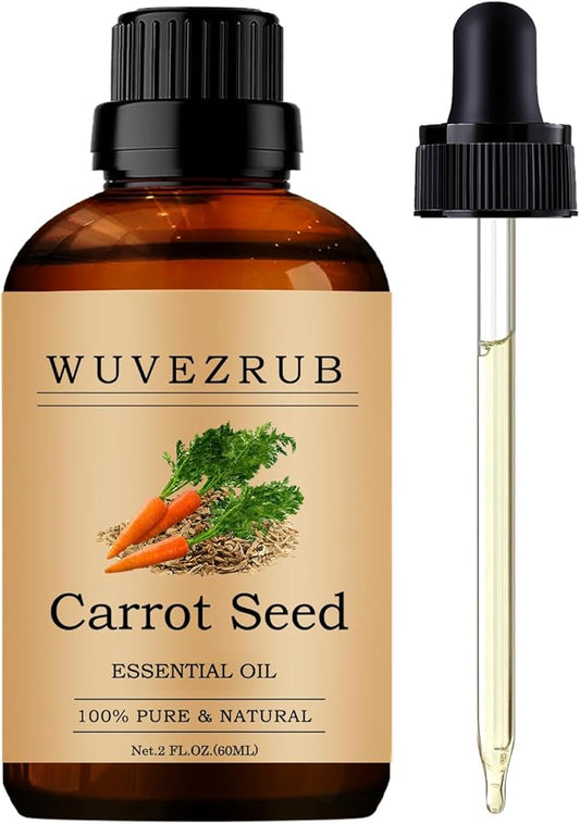 Carrot Seed Essential Oil, 60ML 100% Pure and Natural, 2 Fl Oz, for Aromatherapy Diffuser - Bloomnest