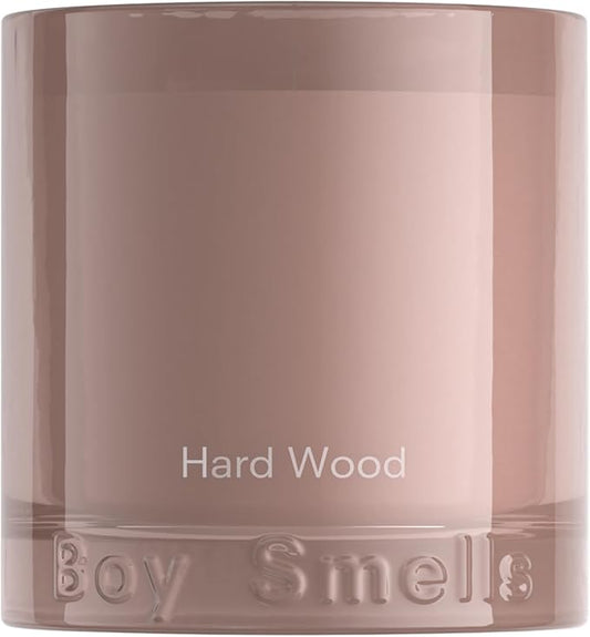 Boy Smells Hard Wood Leather Candle - 8.5 oz - Home Candle with Black Pepper, Leather and Cedarwood - Up to 50-Hour Burn - Cotton Wick - Bloomnest
