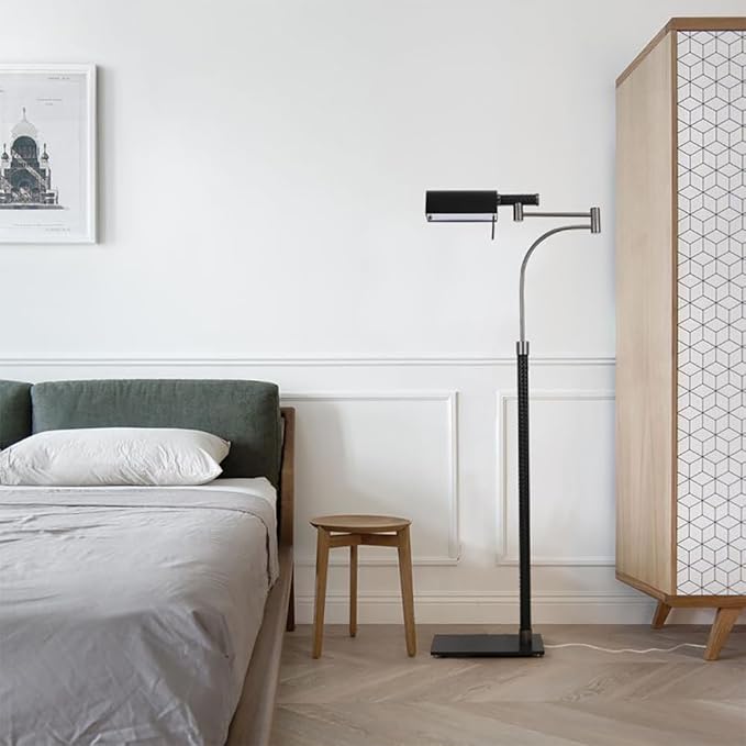 Nordic Floor Lamp Fashionable Modern Family Iiving Room Bedroom Creativity LED Decorative Standing Light(L) - Bloomnest